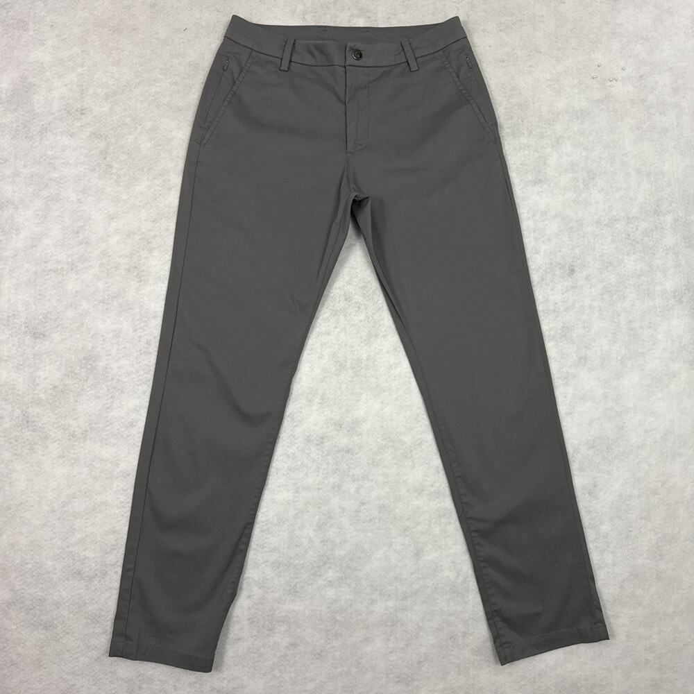 Bird Dogs Golf Pants Mens 30x30 Dark Gray Unlined Performance Tapered Chino